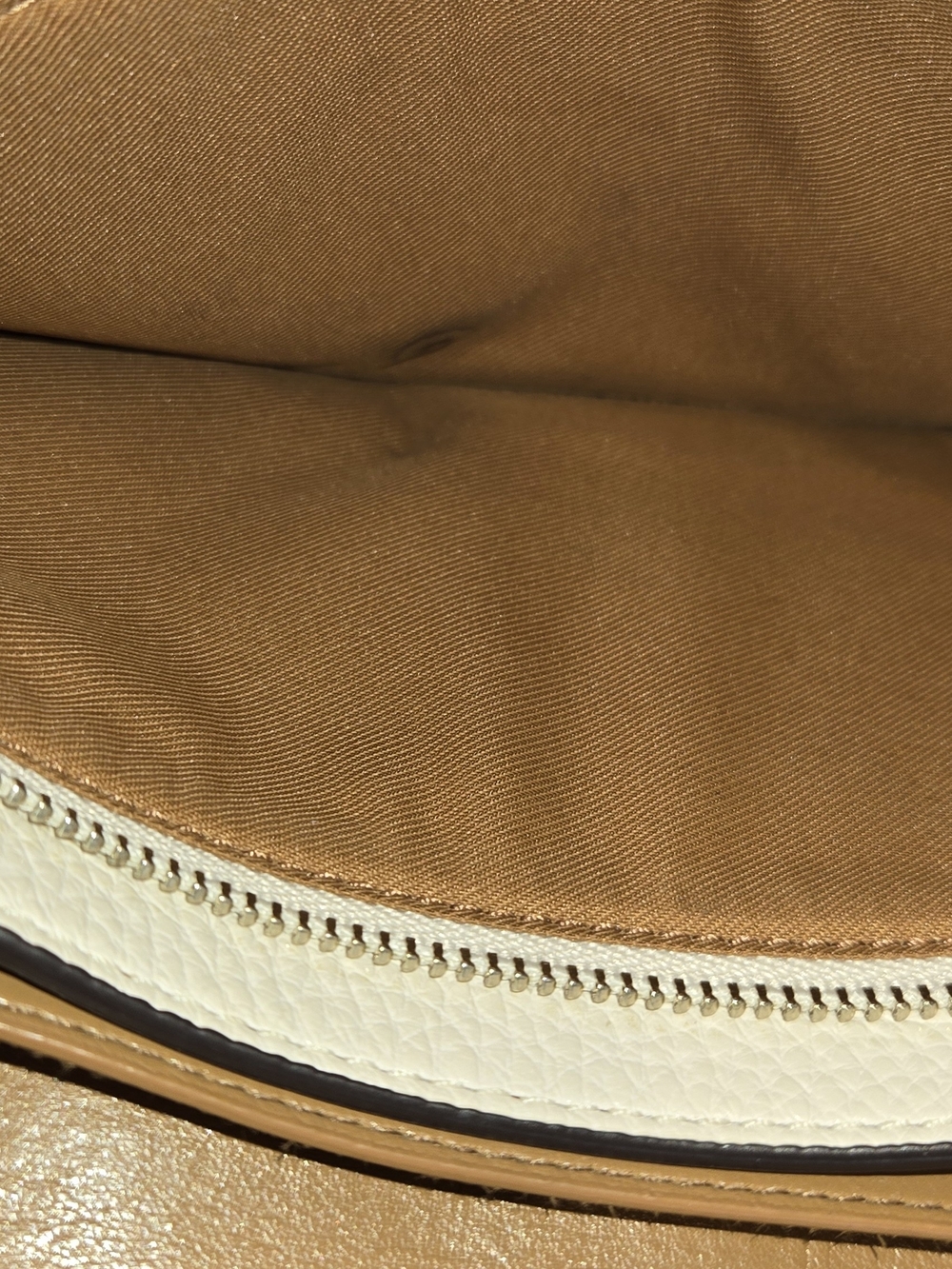 Coach Anna Fold Over Clutch Crossbody with Racing Stripe - Picture 13 of 16